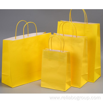 Brown Kraft Paper Bags with handles Shopping Bag